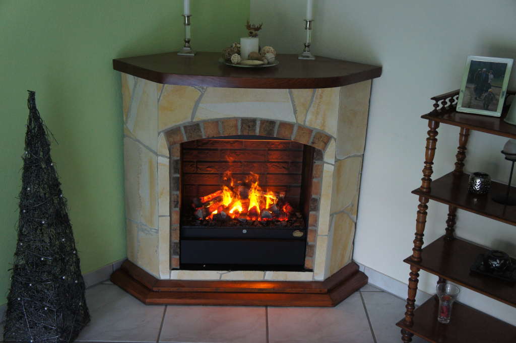 - Manufaktur Elektrokamin Ecke Solnhofen, Deutsche Wertarbeit