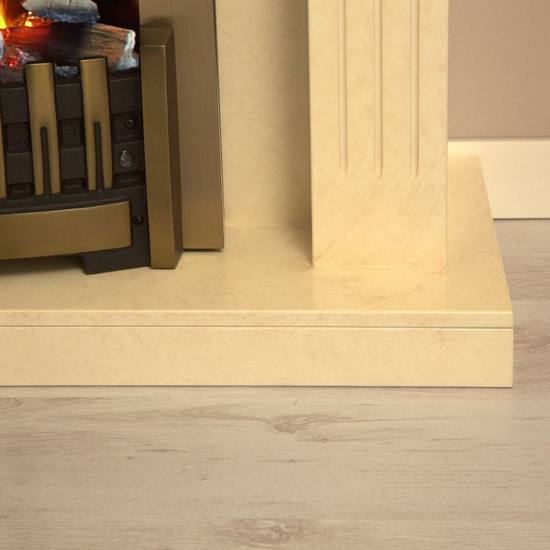 Elektrokamin Global de Luxe 09, marm. beige-creme