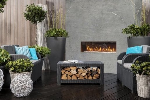 Top Aussehen - Top Preis - Außenkamin the MOOD