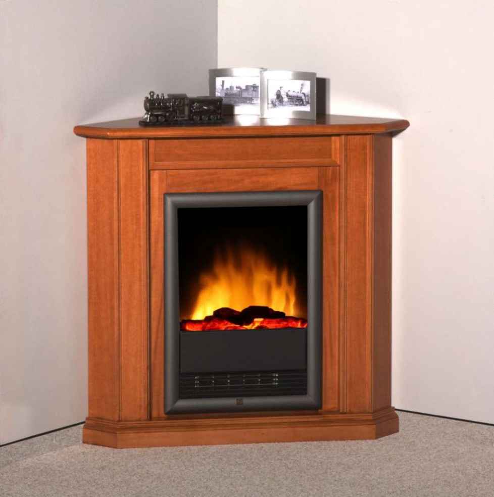 Elektrokamin Global k68, Eleganter Eckkamin / Bornholm / Albero