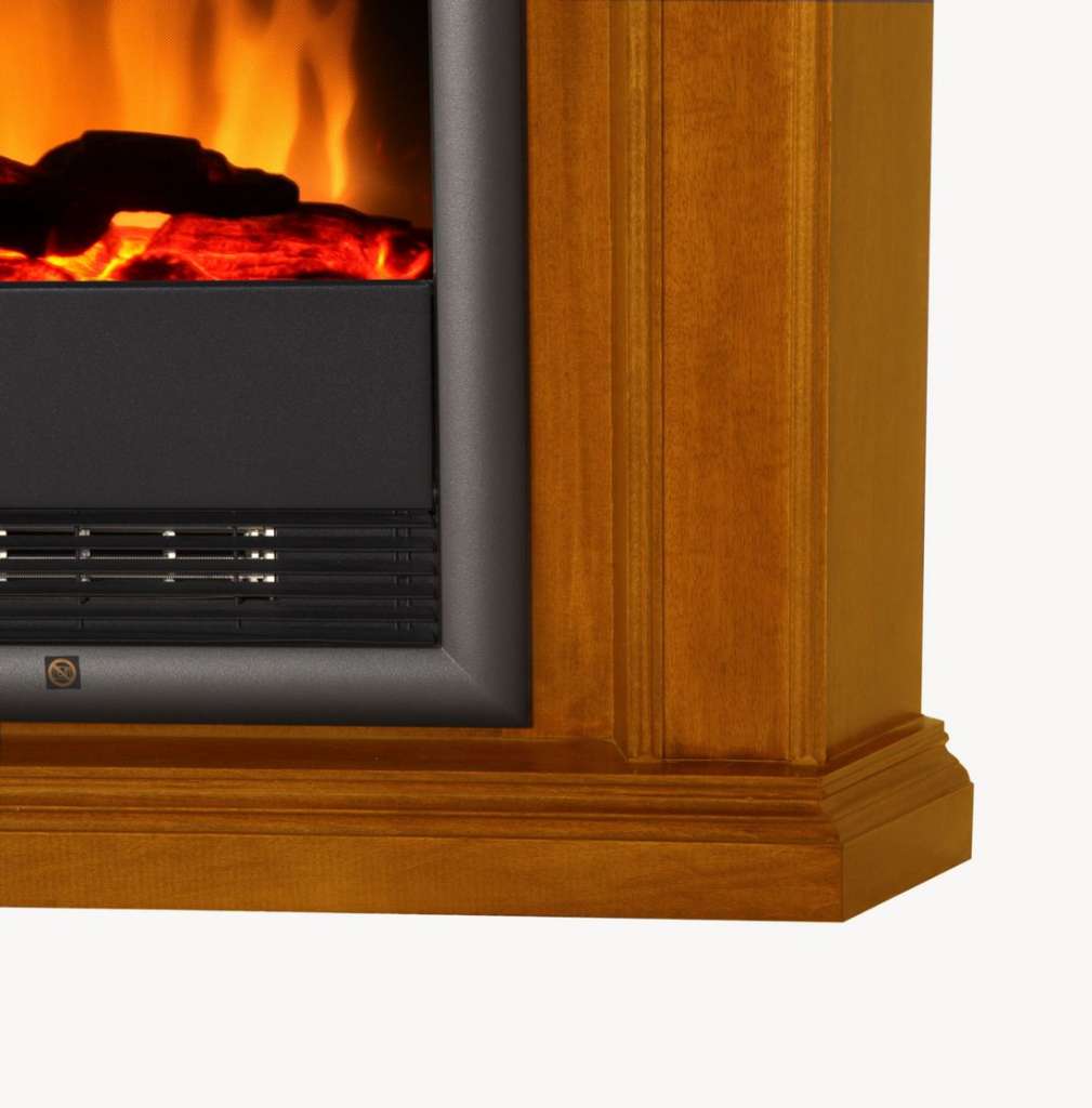 Elektrokamin Global k68, Eleganter Eckkamin / Bornholm / Albero