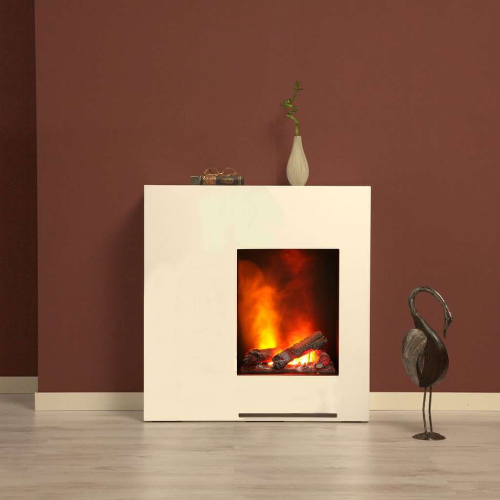 Zeitloser Elektrokamin Global de Luxe 27 in 91 x 95 x 30 cm