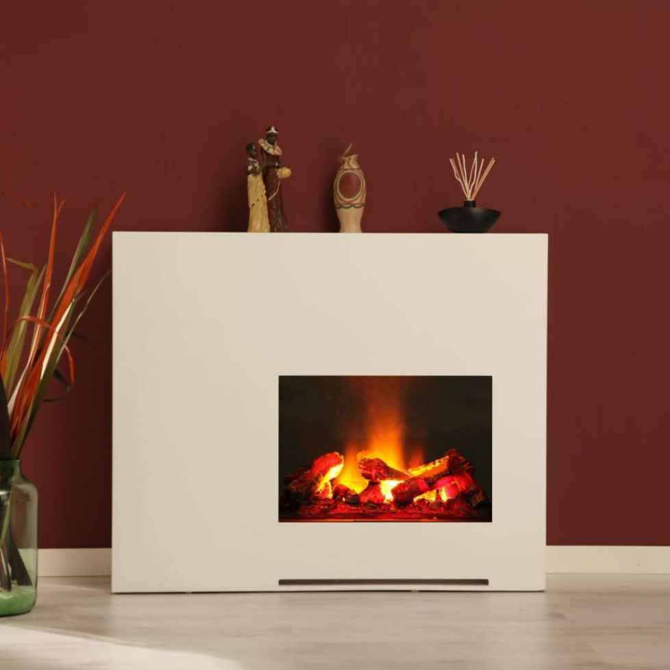 - Elektrokamin Global de Luxe 32, zeitlos, modernes Design in brillant