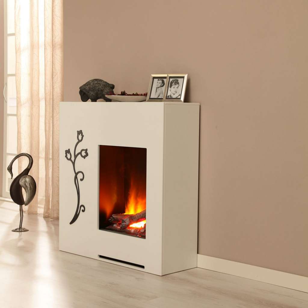 Herrlich zeitloser Elektrokamin Global de Luxe 34