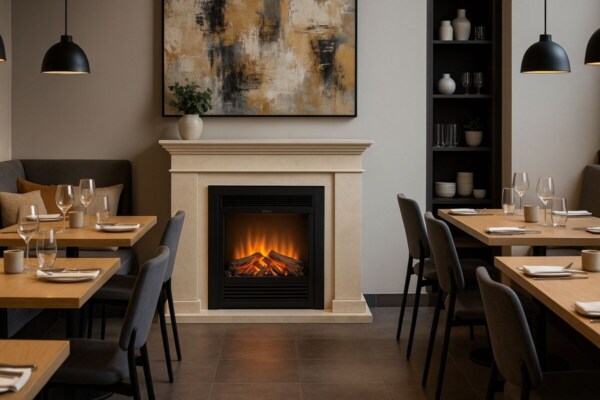 Elektrokamin-KOS-Fossilstein-Marmor-creme-weiss-Optiflame-Garvens