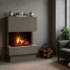 Dekokamin Nuoro Betonlook | Elektrokamin mit Optimyst-Inside Technik