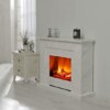 Elektrokamin Perth marmoriert weiß/beige/grau | Gebrüder Garvens