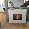 Glow Fire Elektrokamin Lessing mit Steinrückwand | Opti-myst | Garvens