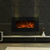 Glow Fire Neptun Wandkamin / Elektrokamin in schwarz