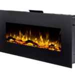 Elektrokamin Glow Fire Pluto schwarz | Wandkamin | Optiflame | Gebrüder Garvens Elektrokamine