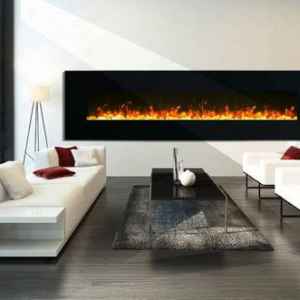 Elektrokamin Glow Fire Saturn / Wandkamin zum Aufhängen / Gebrüder Garvens Elektrokamine