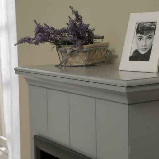 Elektrokamin Global k108, hellgrau / Binz / Albero / Garvens