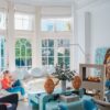 Xaralyn Lasize Betonlook grau Elektrokamin | Raumteiler | Opti-myst-Inside