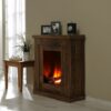 Elektrokamin Mumbai Mangoholz dunkelbraun | Opti-myst-Inside | Albero Möbel | Gebrüder Garvens Elektrokamine