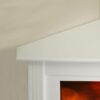 Elektrokamin Global de Luxe 78 brillant-weiß| Eckkamin | Opti-myst | Gebrüder Garvens