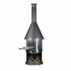 Firestar DN 800 Swing Classic hellgrau | Grillkamin | Gartenkamin