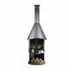 Firestar DN 800 Swing Glas Classic hellgrau | Grillkamin | Gartenkamin