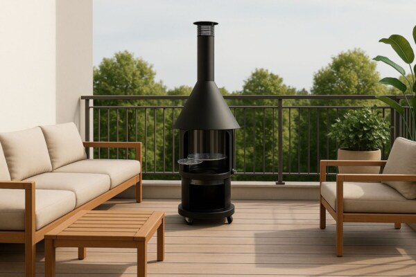 Firestar-DN-550-Swing-Schwarz-Outdoor-Grillkamin-Garvens