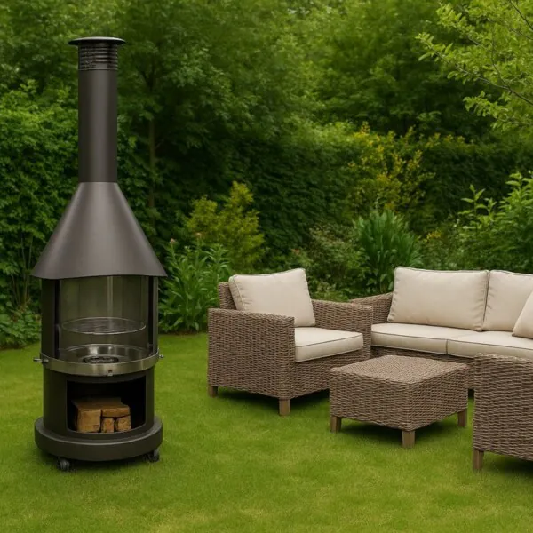 Firestar-DN-650-Swing-Dunkelgrau-Outdoor-Grillkamin-Garvens