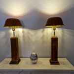 Hochwertige Tischlampe Rostoptik