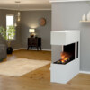 Elektrokamin Glow Fire Schiller Pocket weiß | Opti-myst-Inside | Gebrüder Garvens Elektrokamine