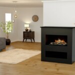 Elektrokamin Glow Fire Brecht schwarz | Opti-myst | Gebrüder Garvens seit 1964