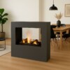 Elektrokamin Glow Fire Goethe grau Oprimyst Garvens
