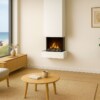 Glow Fire Elektrokamin Hölderlin hoch weiß Optimyst Garvens