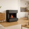 Glow Fire Elektrokamin kleist grau Optimyst Garvens