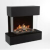 Elektrokamin Glow Fire Hölderlin Sims schwarz | Optimyst-Inside | Gebrüder Garvens