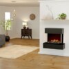 Elektrokamin Glow Fire Hölderlin Sims grau | Optimyst-Inside | Gebrüder Garvens