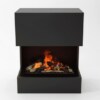 Elektrokamin Glow Fire Kästner schwarz | Optimyst-Inside | Gebrüder Garvens Elektrokamine