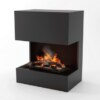 Elektrokamin Glow Fire Kästner schwarz | Optimyst-Inside | Gebrüder Garvens Elektrokamine