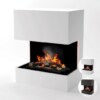 Elektrokamin Glow Fire Kästner weiß| Opti-myst | Gebrüder Garvens Elektrokamine