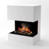 Elektrokamin Glow Fire Kästner weiß| Opti-myst | Gebrüder Garvens Elektrokamine
