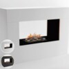 Elektrokamin Glow Fire Konsalik weiß | Optimyst-Inside-moderne Schlichtheit