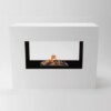 Elektrokamin Glow Fire Konsalik weiß |Opti-myst-Inside- moderne Schlichtheit