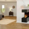 Elektrokamin Glow Fire Schiller grau Hängend | Opti-myst-Inside |Gebrüder Garvens seit 1964