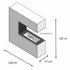 Elektrokamin Glow Fire Schiller schwarz | Opti-myst | Gebrüder Garvens Elektrokamine