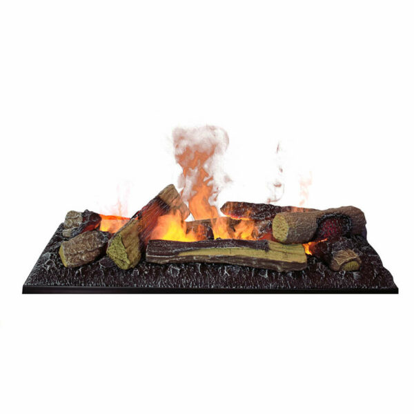 Glow Fire Elektrokamin | Holzaufsatz