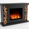 Elektrokamin Glow Fire Ares schwarz Optiflame online kaufen