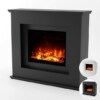 Elektrokamin Glow Fire Athene schwarz Optiflame | online kaufen