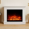 Glow Fire Atlas Elektrokamin Optiflame weiß