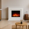 Glow Fire Europa weiß Elektrokamin Optiflame Garvens