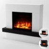 Der Elektrokamin Glow Fire Hera weiß, Elektrokamin Glow Fire Hera weiß Optiflame online kaufen/Garvens