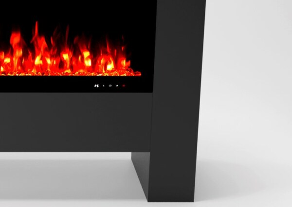 Elektrokamin Glow Fire Hermes 127 schwarz 3D-LED jetzt kaufen