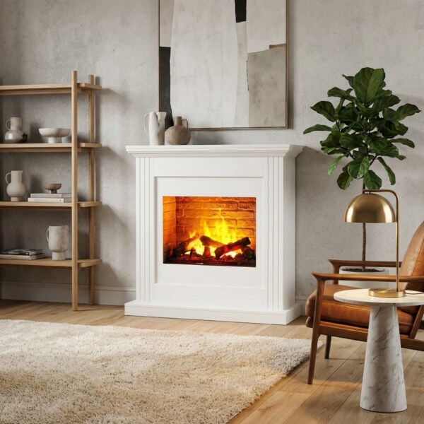 Aerzener-Elektrokamin-Onttario-weiss-Stein-Garvens