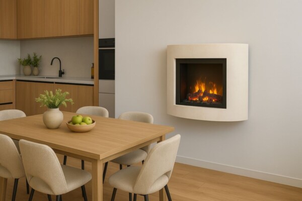 Elektrokamin-Vano-Fossilstein-creme-weiss-Wandkamin-Garvens