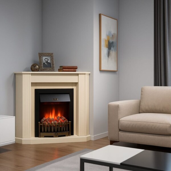 Elektrokamin-Louisiana-creme-beige-3D-Wasserdampf-Garvens