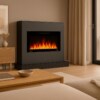 Glow Fire Elektrokamin Zeus 106 grau Optifmale Garvens